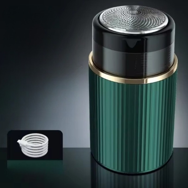 Чоловіча бритва-епілятор Mini Portable Shaver Зелена, фото 1