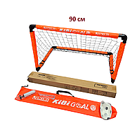 Футбольні ворота складні KIBI GOAL (М) 90 см (ворота, м'яч, насос, колишки, чохол)