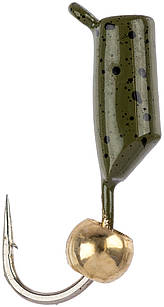 Мормишка вольфрамова Rigabik+Bead 0.35г. Olive+G