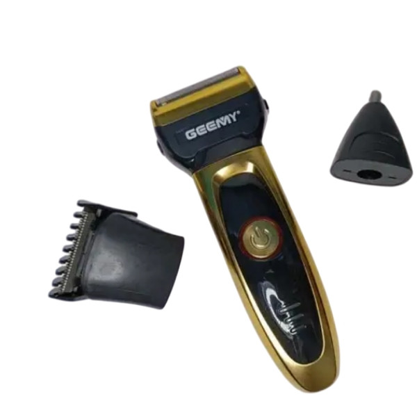 Тример для стрижки волосся GM-6709 Чорна із золотим
