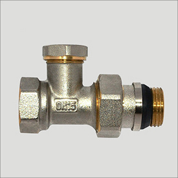 Кран радіаторний прямий 1/2" 904-Gi нижній з "антипротечкой" Чехія