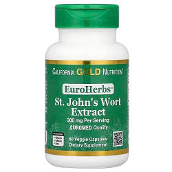 Звіробій California Gold Nutrition St. John's Wort 300 mg (60 капсул.)