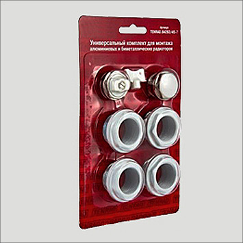 Універсальний комплект для радіатора 1/2", фото 1