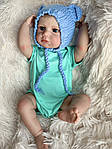 Колекційна Силіконова Лялька Реборн Новонароджене Немовля Reborn Анатомічний Хлопчик Пупс Ілюша (Вінилова Лялька) 50 см, фото 2