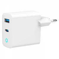 Мережевий зарядний пристрій Gembird TA-UC-PDQC30L-W-01