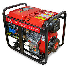 Генератор на 6.5 кВт дизельний KRAISSMANN 8000 DG 1 RED ENERGY LINE (однофазний відкритого типу)