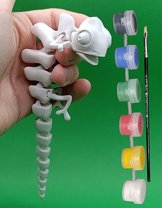 3D розмальовка "Хамелеон"