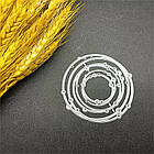 Ніж для створення вирубки із картона Круги NOZ009, фото 3