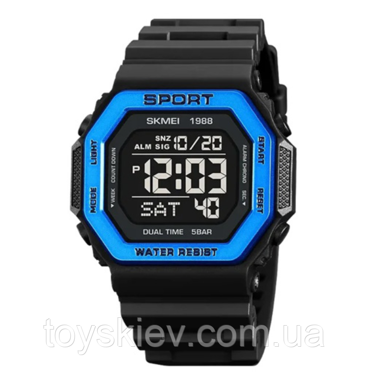 Годинник наручний 1988BU SKMEI, BLUE, 10283, фото 1