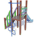 Дитячий Ігровий комплекс "Однобашенный лайт" вуличний (Гірка), фото 4