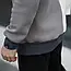 Толстовка чоловіча на флісі Touch біло-сіра зимова кофта худі чоловіча утеплена, фото 6