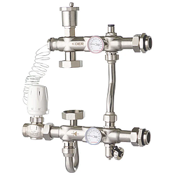 Змішувальний вузол Koer KR.S1021 (з байпасом) 1" НР SUS304 (KR2955)