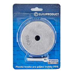 Насадка плоска для паяльника Europroduct EP.WS050 PPR труб 50 mm (EP6102)