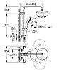 Душова система Grohe Tempesta System 210 з термостатом для настінного монтажу (26811001), фото 4