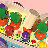 Дерев'яна іграшка (стучалка, ксилофон, магнітна гра, шестерні) арт. C 68265, фото 4