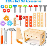 Ігровий набір дерев'яних інструментів арт. C 65691, фото 3