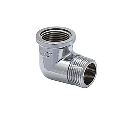 Кут 3/4" НВ (хром) Koer KF.L08MF.CHR (KF0128)