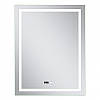 Дзеркало Mixxus Premium FLASH MR21-70x90 (LED Touch, Anti-fog, димер, годинник) (MP6618), фото 4