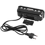 Годинник мережевий VST-738-2 зелені написи, 220V, фото 2