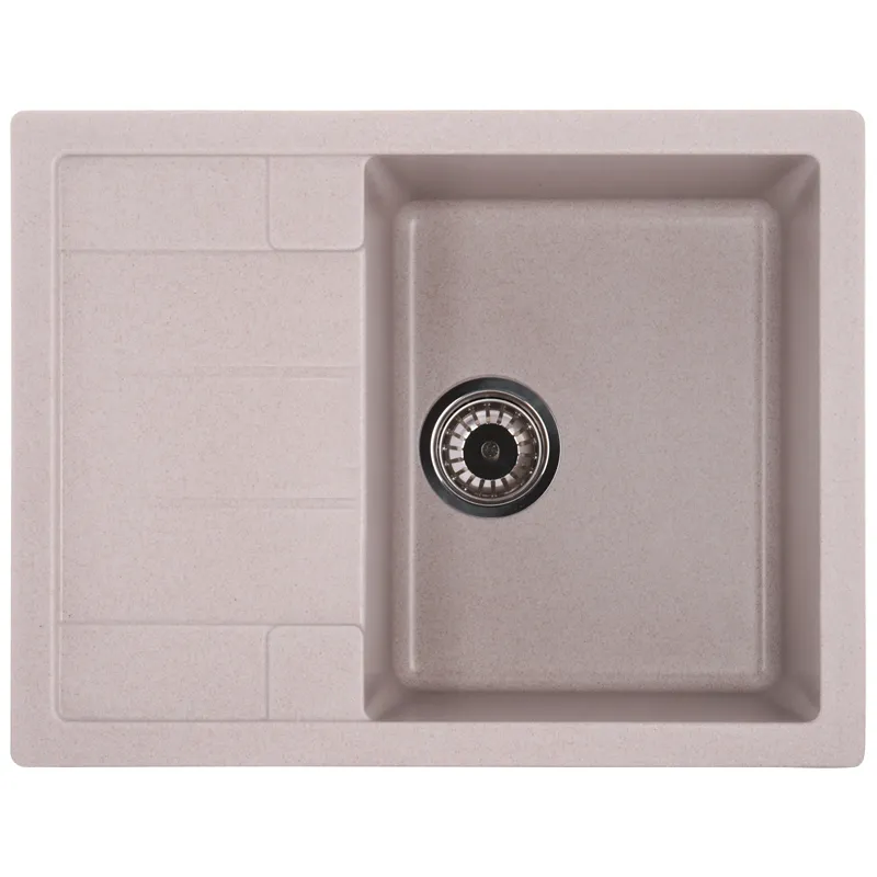 Мийка кухонна Zerix ZS-6550S-06 Бежева (ZX4541), фото 1