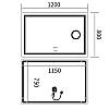 Дзеркало Mixxus Premium QUADRO MR20-120x80 (LED Touch, Anti-fog, димер, лінза) (MP6624), фото 4