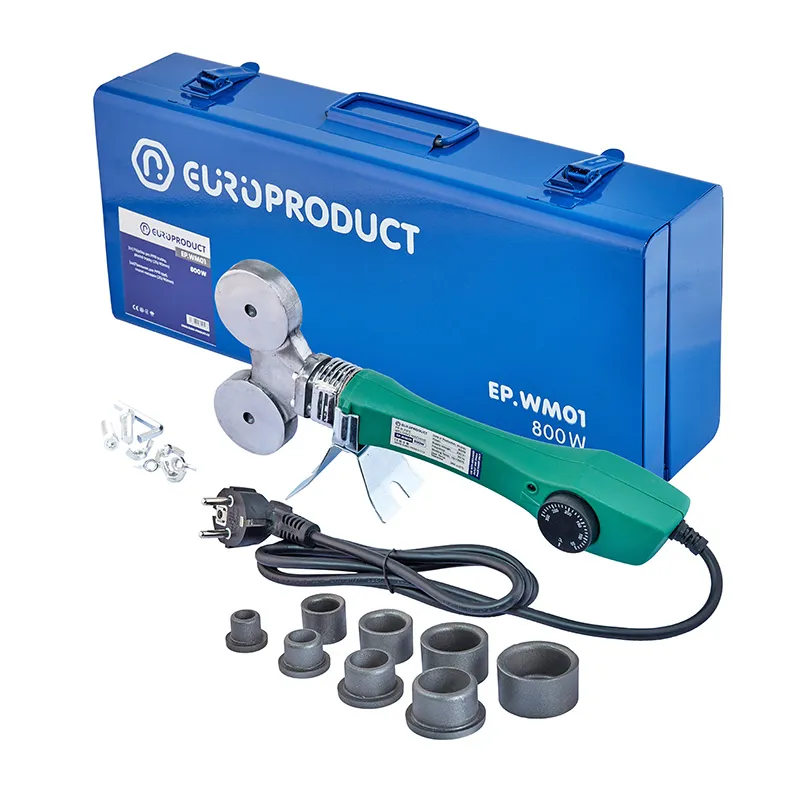 Паяльник для PPR труб Europroduct EP.WM01 (плоскі насадки) 20/40 mm (EP6091), фото 1