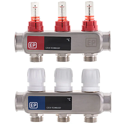 Колекторний блок з розxодомірами Europroduct EP.S1110-03 1"x3 (EP4979)