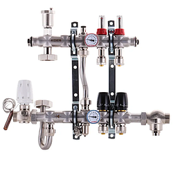 Колектор із вбудованим змішувачем. вузлом Koer KR.S1011-2 1"х2 SUS304 та євроконусами 3/4-16 (KR2925)