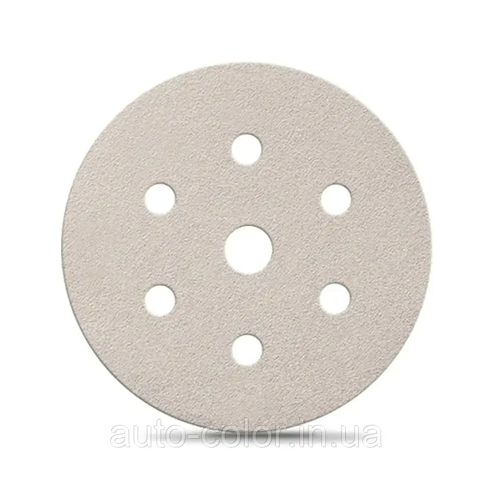 Круг шліфувальний Р120 Smirdex 510 для сухого шліфування, діаметр 150 мм, 7 отворів, фото 1