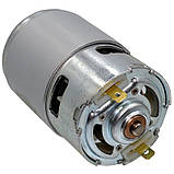 Двигун шуруповерта Makita MT065 18V  629807-1 d45 h89 шестерня d14 18зубів, фото 3