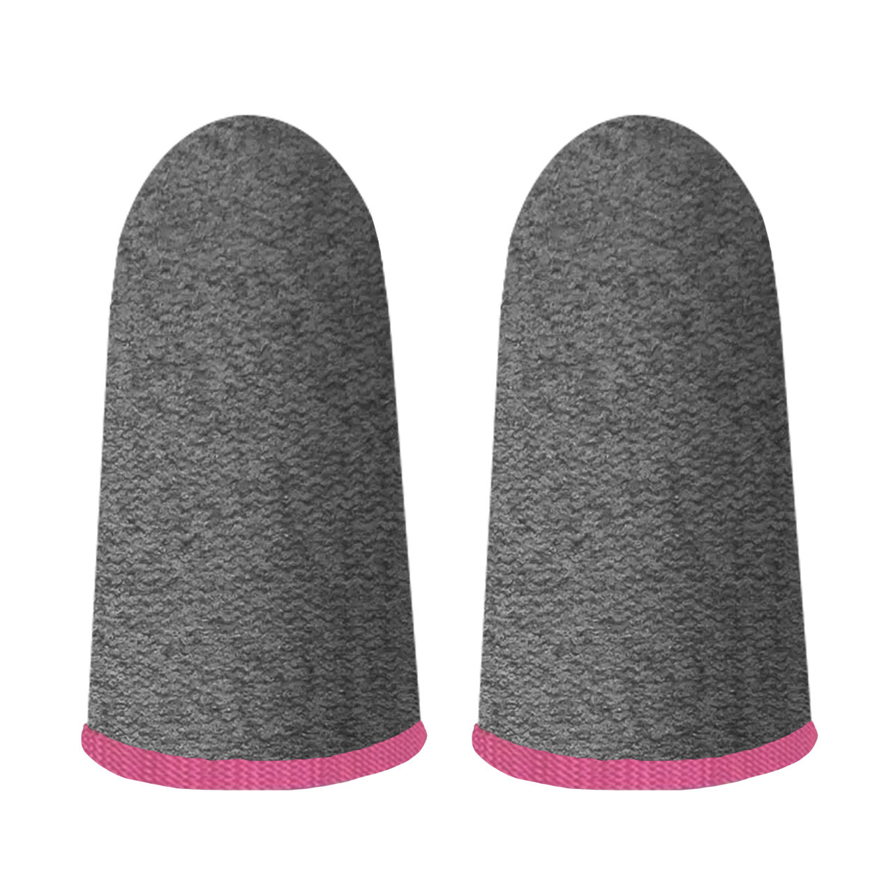 Ігрові напальчники (1 пара 2 шт)  для ігор на телефоні смартфоні планшеті pubg пабг пубг standoff 2 cod Сірий із рожевим, фото 1