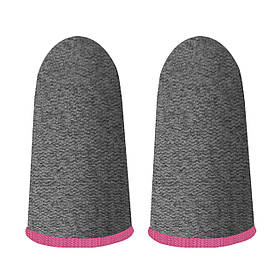 Ігрові напальчники (1 пара 2 шт) для ігор на телефоні смартфоні планшеті pubg пабг пубг standoff 2 cod Сірий із рожевим