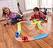 Захоплюючий ігровий авто трек дитині з р/у 144 деталі машинка їздить трасою Неоновий шлях світло декорації, фото 4