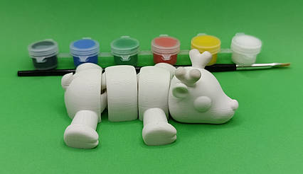 3D розмальовка "Олень"