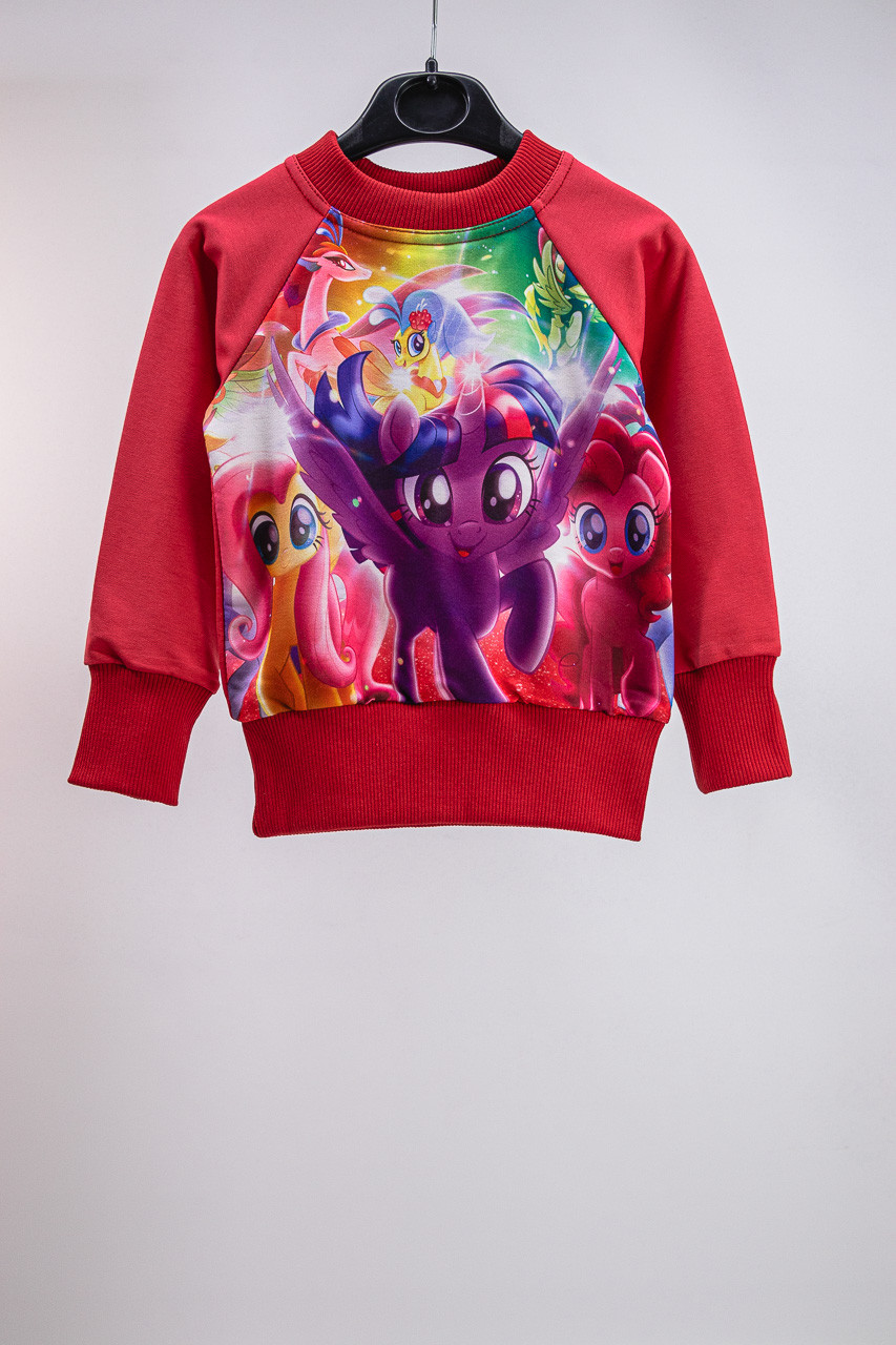 Дитячий джемпер для дівчинки My Littlе pony двунитка, фото 1