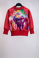 Дитячий джемпер для дівчинки My Littlе pony двунитка