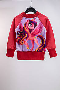 Дитячий джемпер  для дівчинки Поні двунитка