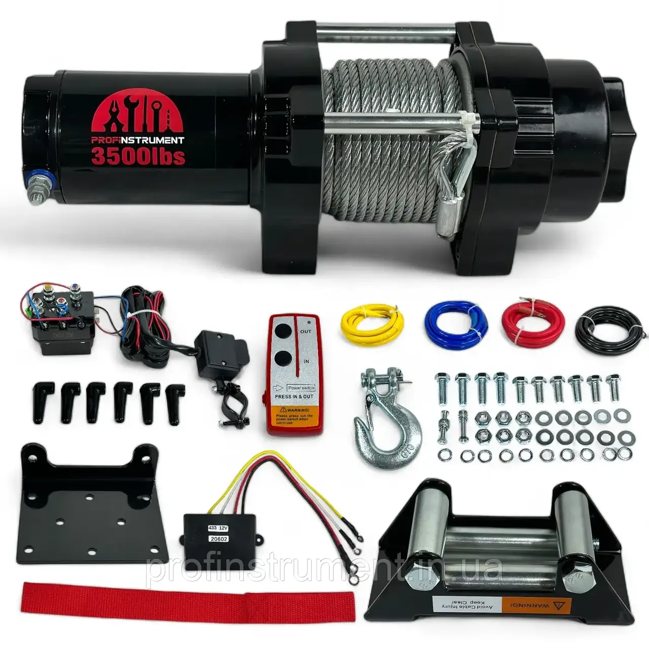 Лебідка автомобільна Profinstrument 3500Lbs (12 В)
