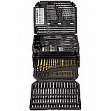 Набір свердел та біт 300 шт. kraft&dele kd998 в кейсі, фото 2