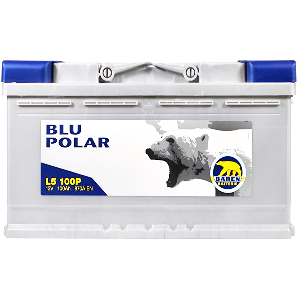 Автомобільний акумулятор BAREN Blu polar 100Аh 870А R+ 7905633, фото 1