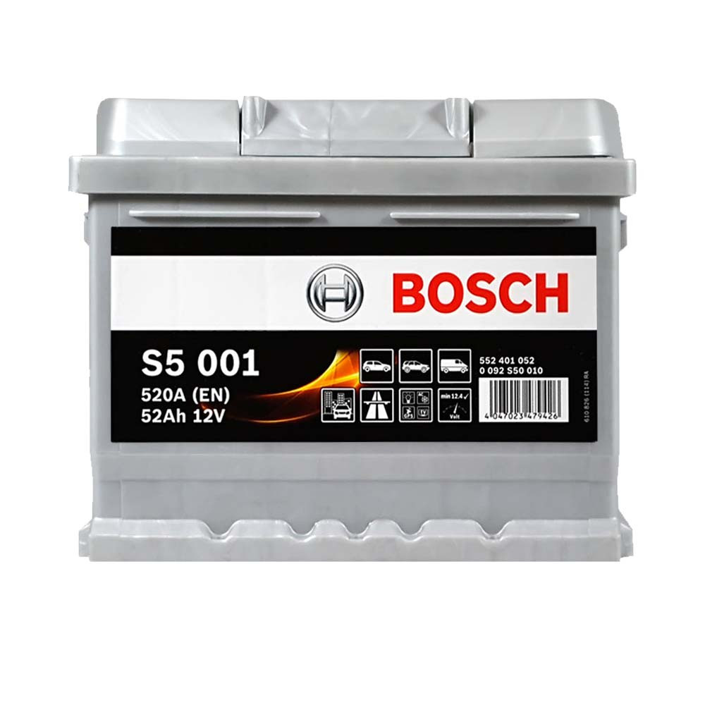 Автомобільний акумулятор BOSCH 52Ah 520A R+ 0092S50010