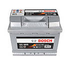 Автомобільний акумулятор BOSCH 63Ah 610A R+ 0092S50050, фото 2