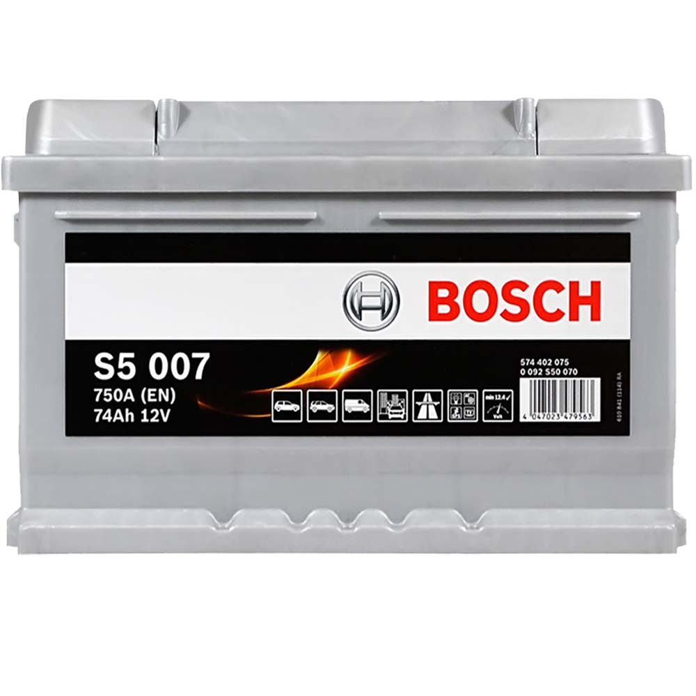 Автомобільний акумулятор BOSCH 74Ah 750A R+ 0092S50070