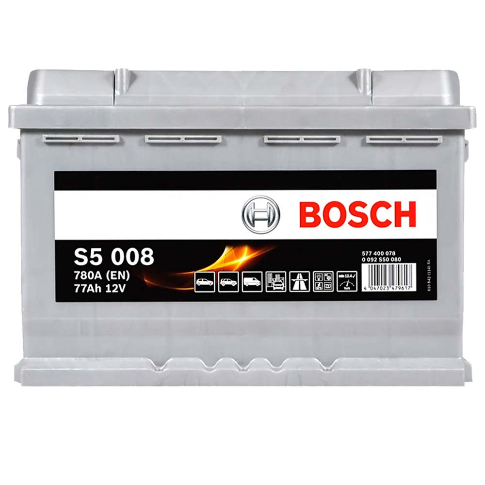 Автомобільний акумулятор BOSCH 77Ah 780A R+ 0092S50080