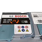 Автомобільний акумулятор BOSCH AGM 60Ah 680A R+ 0092S5A050, фото 3