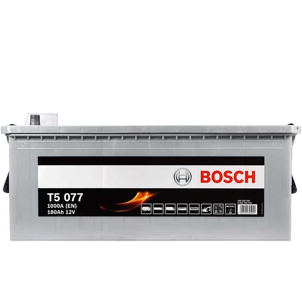 Автомобільний акумулятор BOSCH 180Ah 1000A L+ 0092T50770