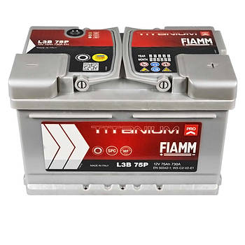 Автомобільний акумулятор FIAMM Titanium Pro 75Аh 730А R+ 7905156