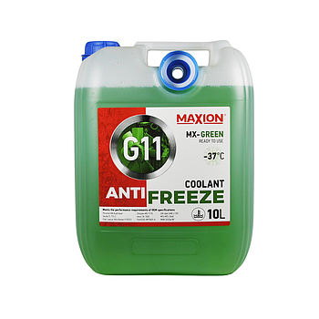 Antifreeze MAXION G11 Green -37 10 л