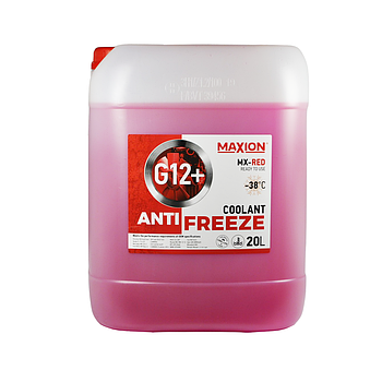 Antifreeze MAXION G12+ Red -38 20л