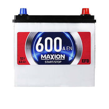 Автомобільний акумулятор MAXION EFB SMF Asia  63Ah 600A R+ (D23)